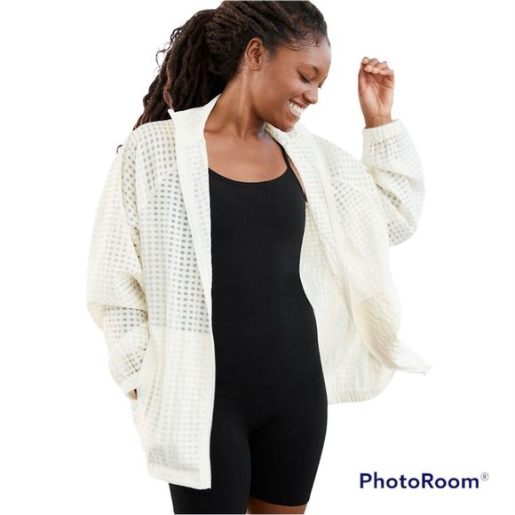 Fabletics Jackets & Coats Fabletics Cleo Lightweight Jacket White 4x Poshmark